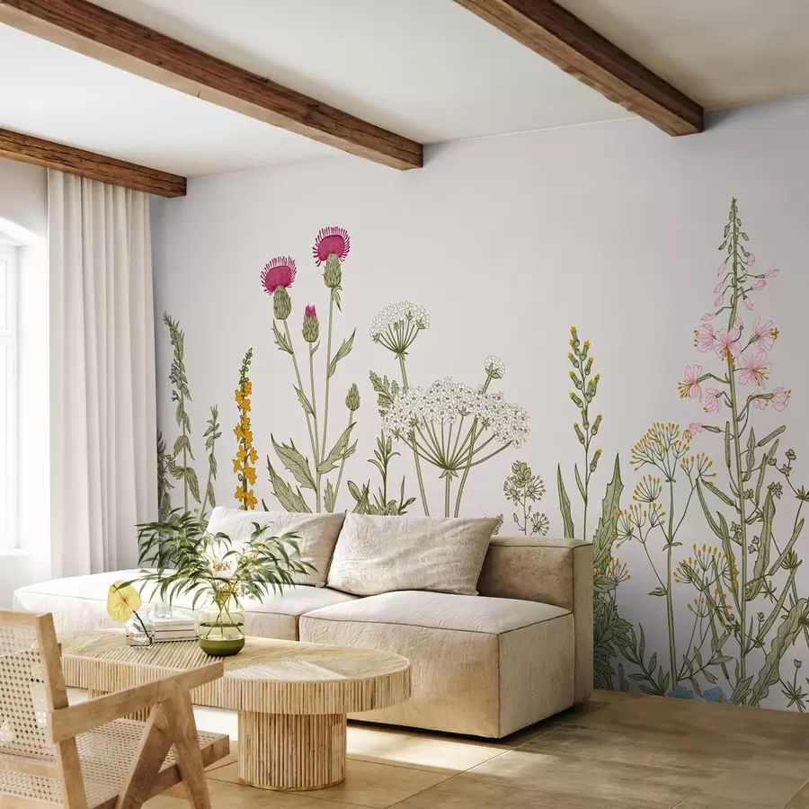 peintures murales Plantes de style boho u71743