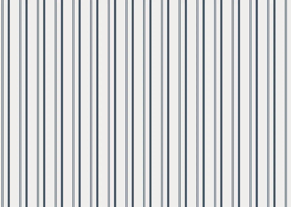 Wall mural Blue striped wallpaper