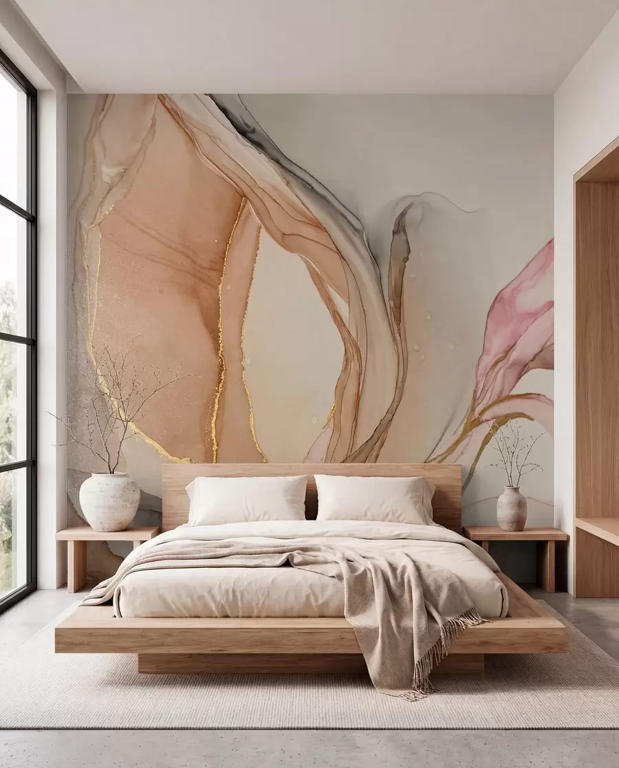 wall murals Liquid paints, marble effect u71828