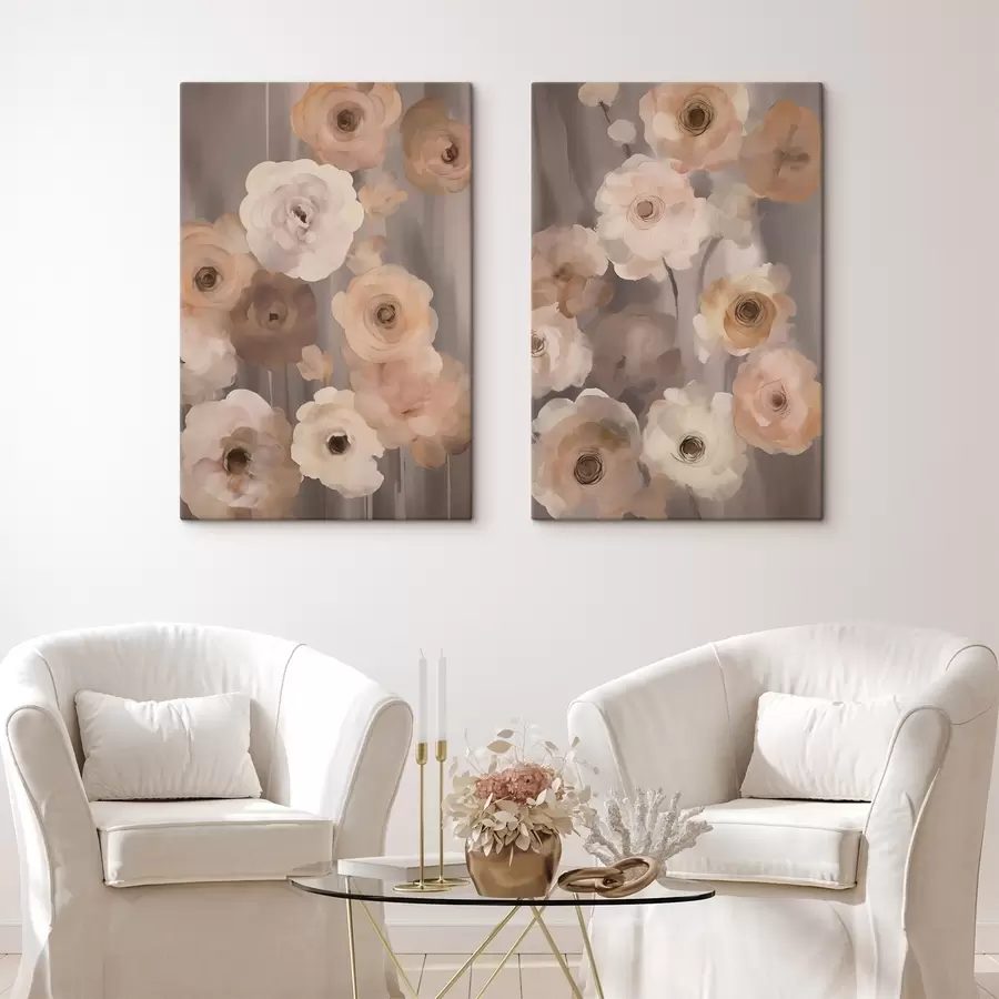 murales flores abstractas m00542