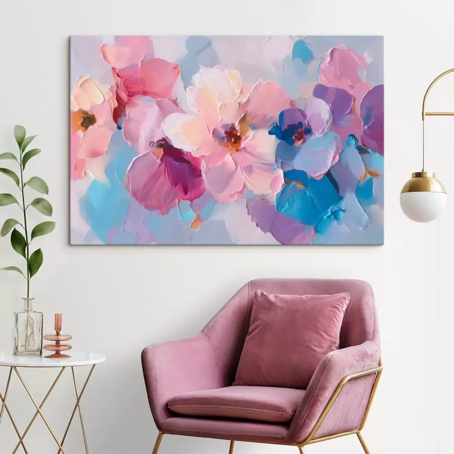 murales flores abstractas s45232