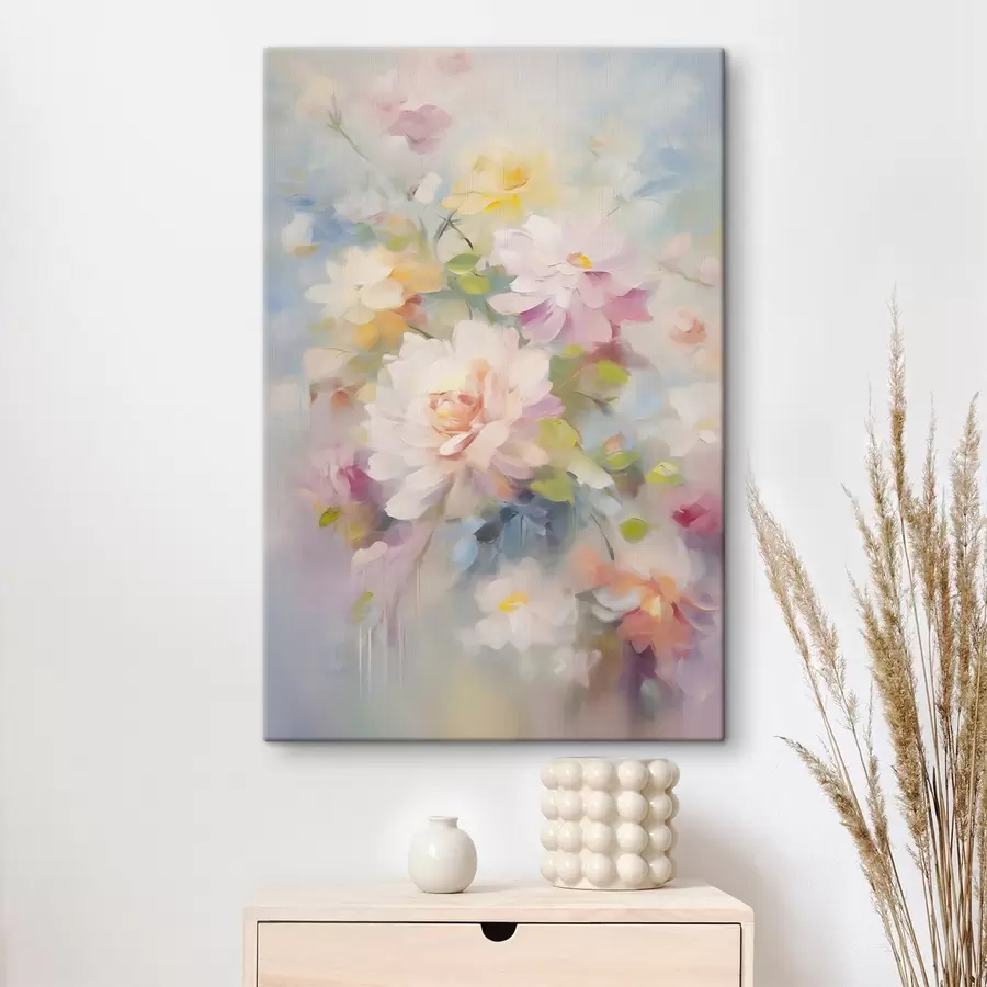 murales Pintura imitación flores s45301