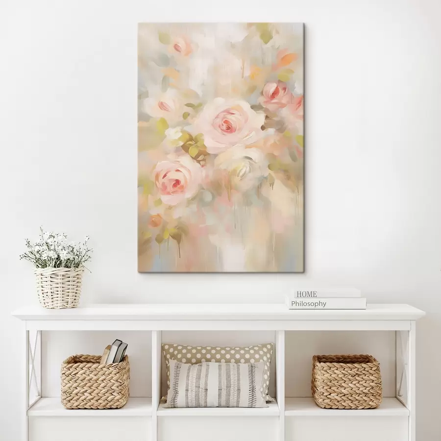 murales Pintura imitación rosas s45302