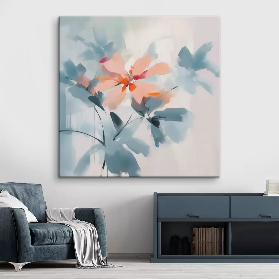 murales flores abstractas s45304