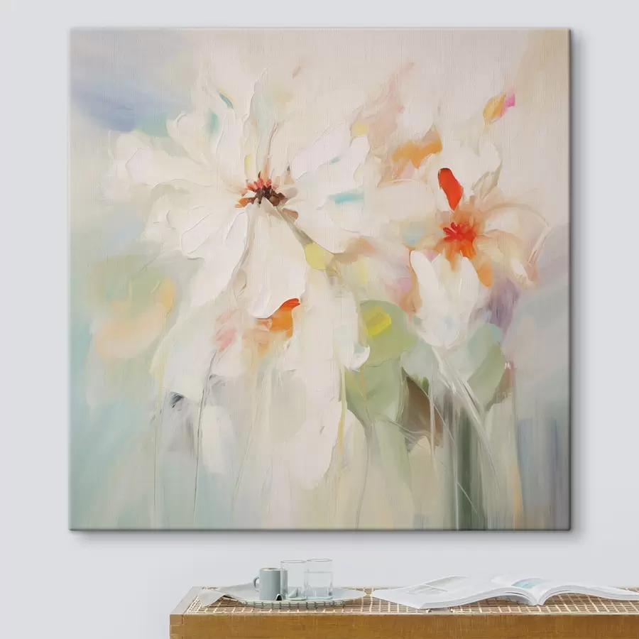 murales Pintura imitación flores s45306