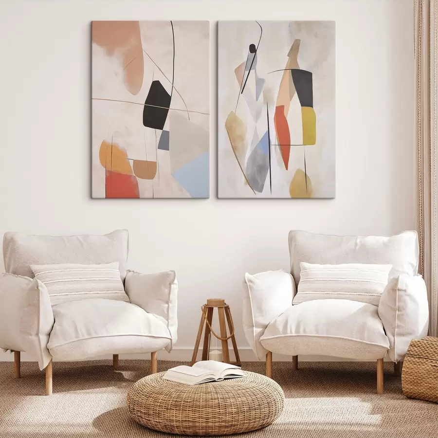 murales Abstracción geométrica m00562