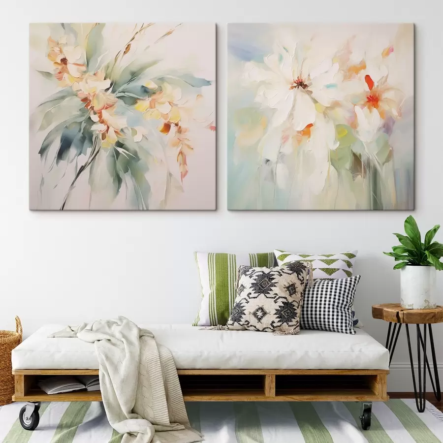 murales flores abstractas m00565