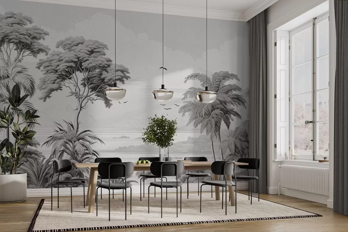 wall murals Trees on the Horizon w04363v1