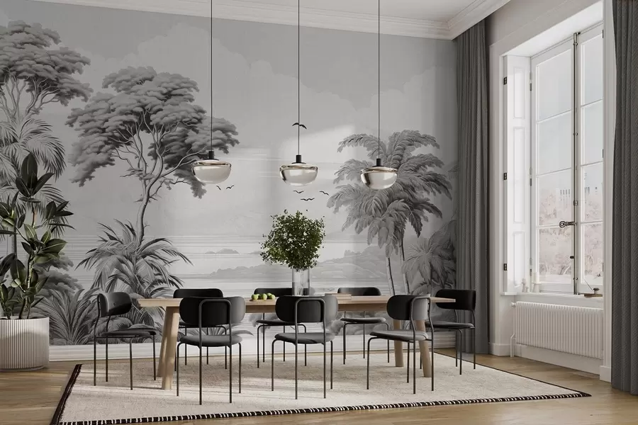 Wall Mural Photo Wallpaper Trees on the Horizon w04363v1