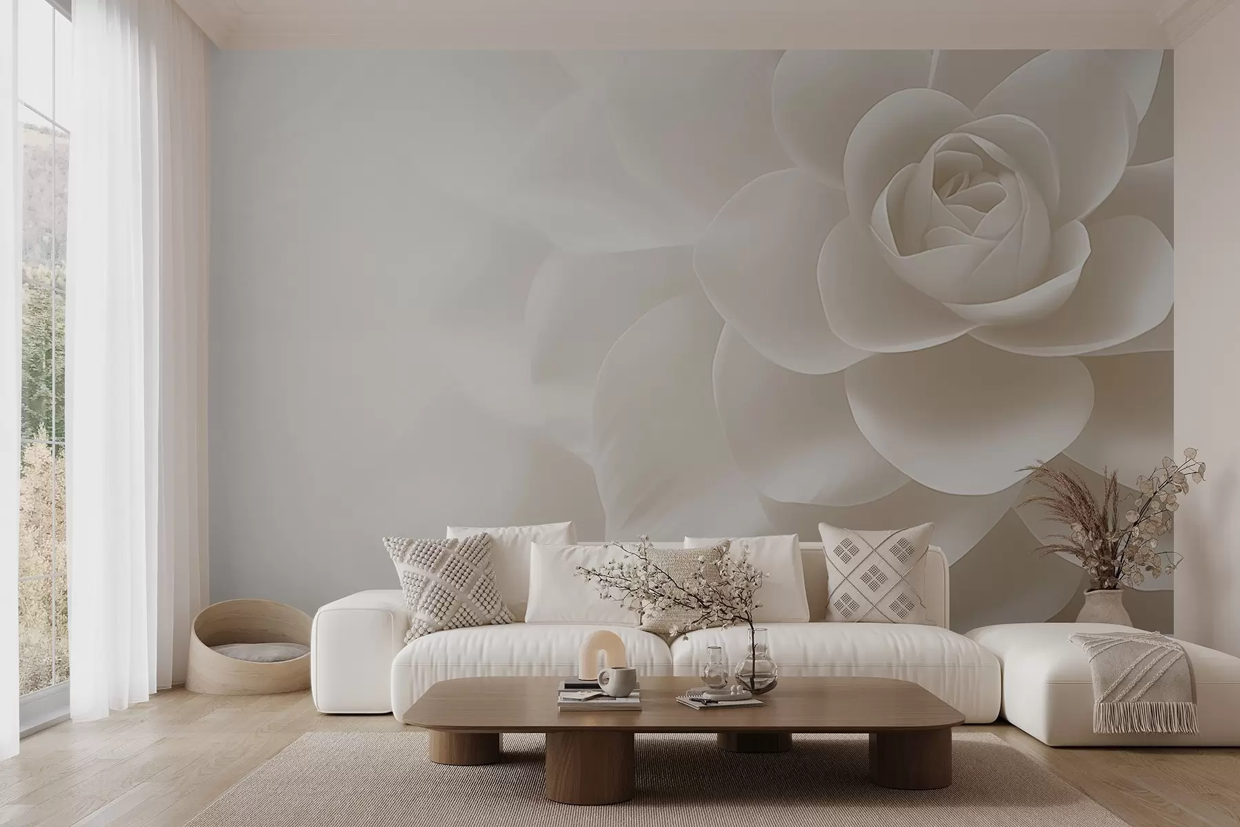 Wall Mural Photo Wallpaper Large flower w04335