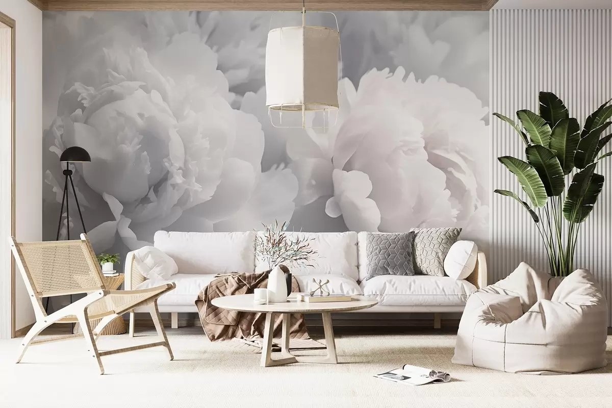 Wall Mural Photo Wallpaper Peonies w04336