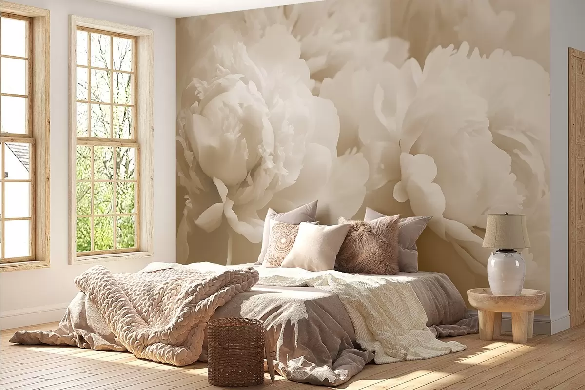 Wall Mural Photo Wallpaper Peonies w04336v1