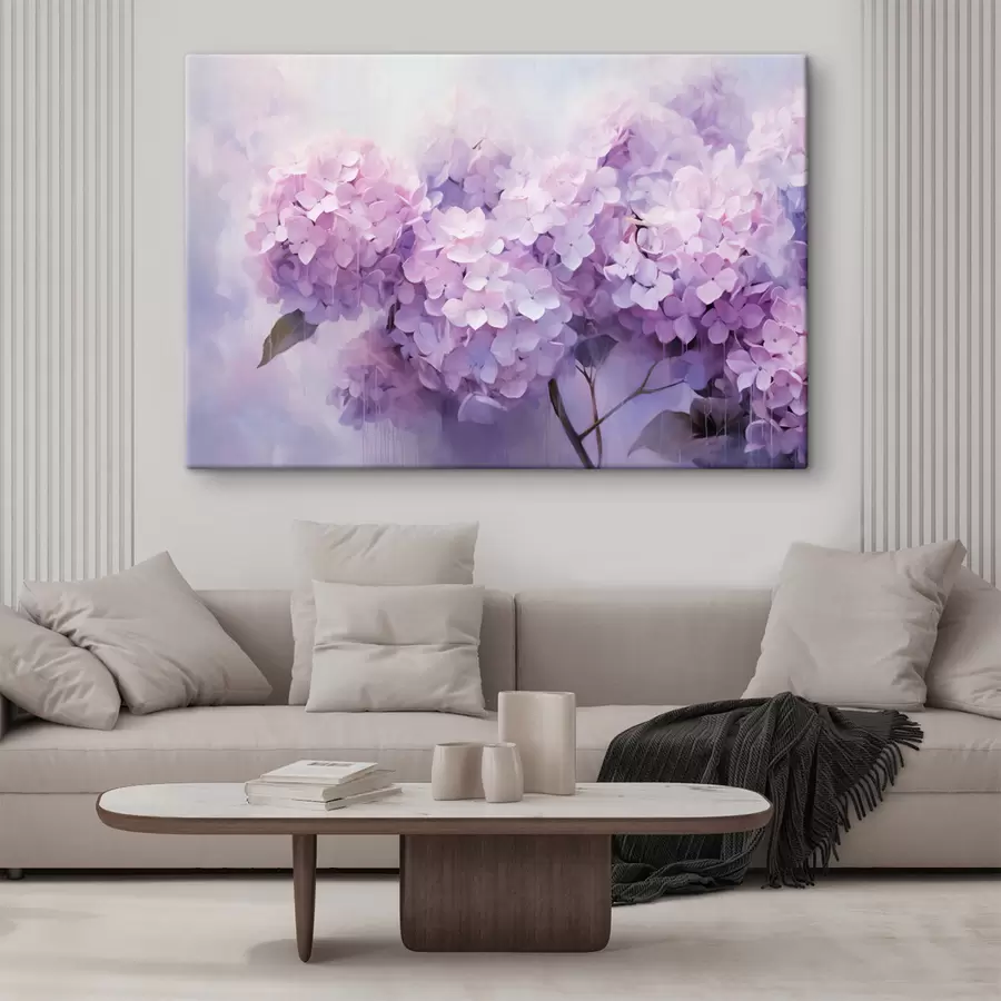 murales Abstracción moderna con ricos colores y trazos texturizados s45046