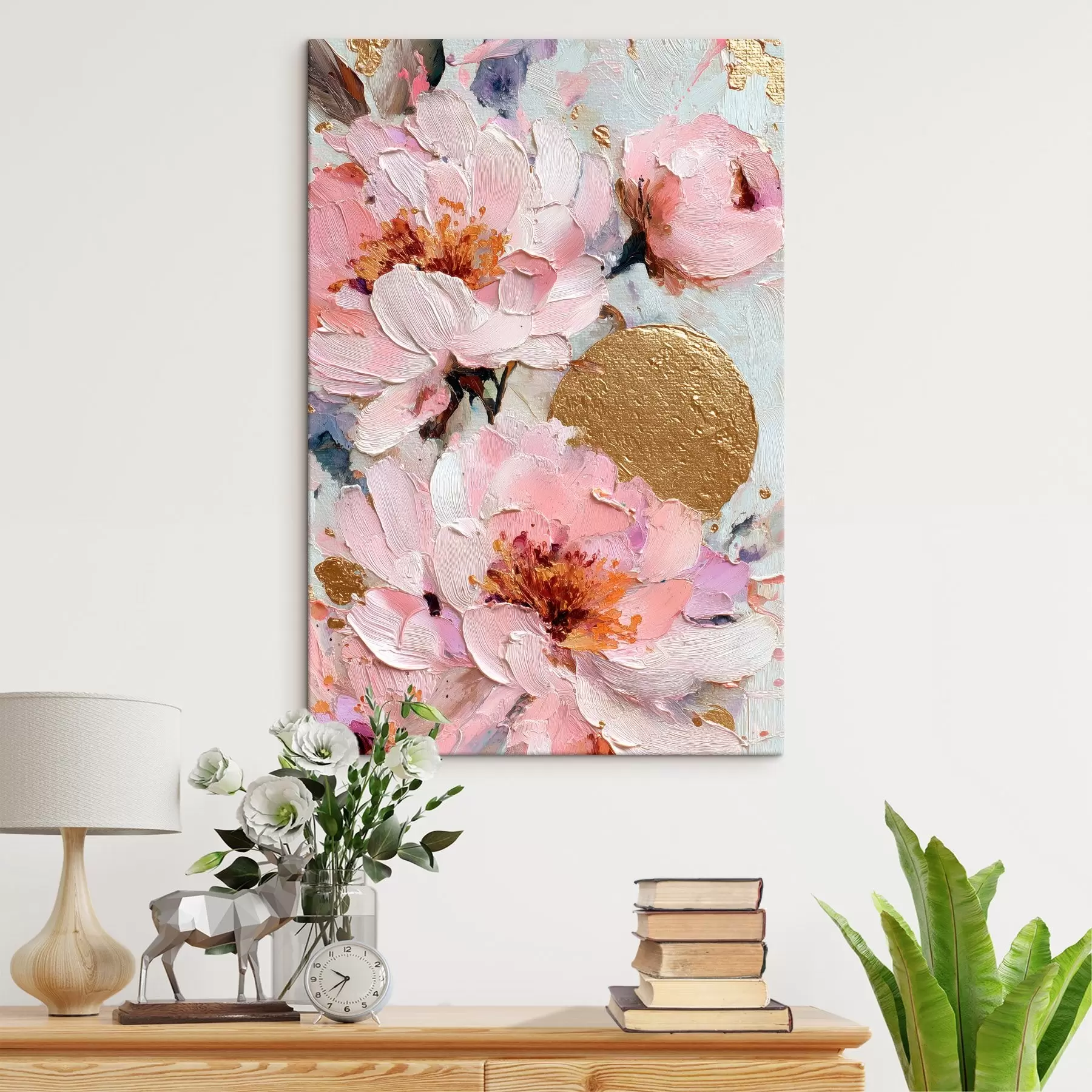 wall murals Floral composition: abstract flowers s45250