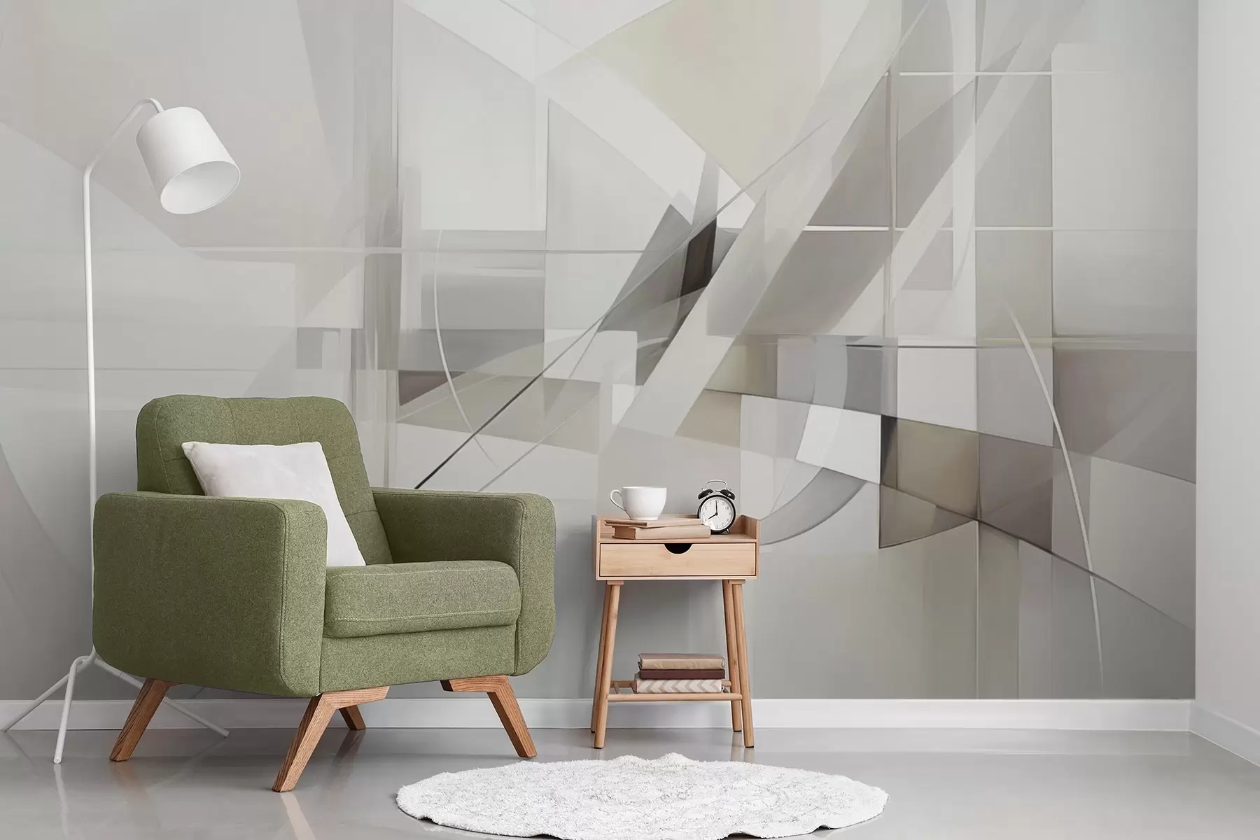 murales Geometría abstracta w04380v1