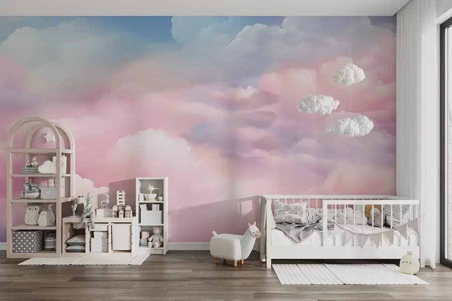 murales Nubes de colores w04387