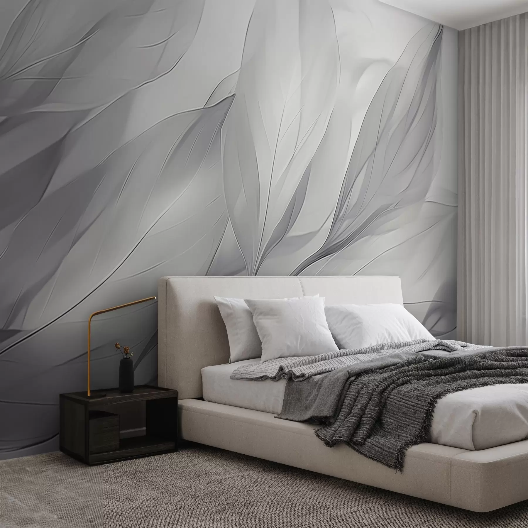 peintures murales Feuilles transparentes w04376