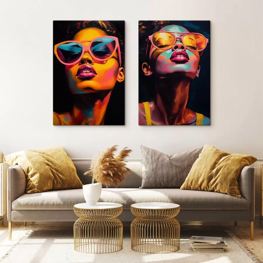 wall murals Portraits in paint m00581