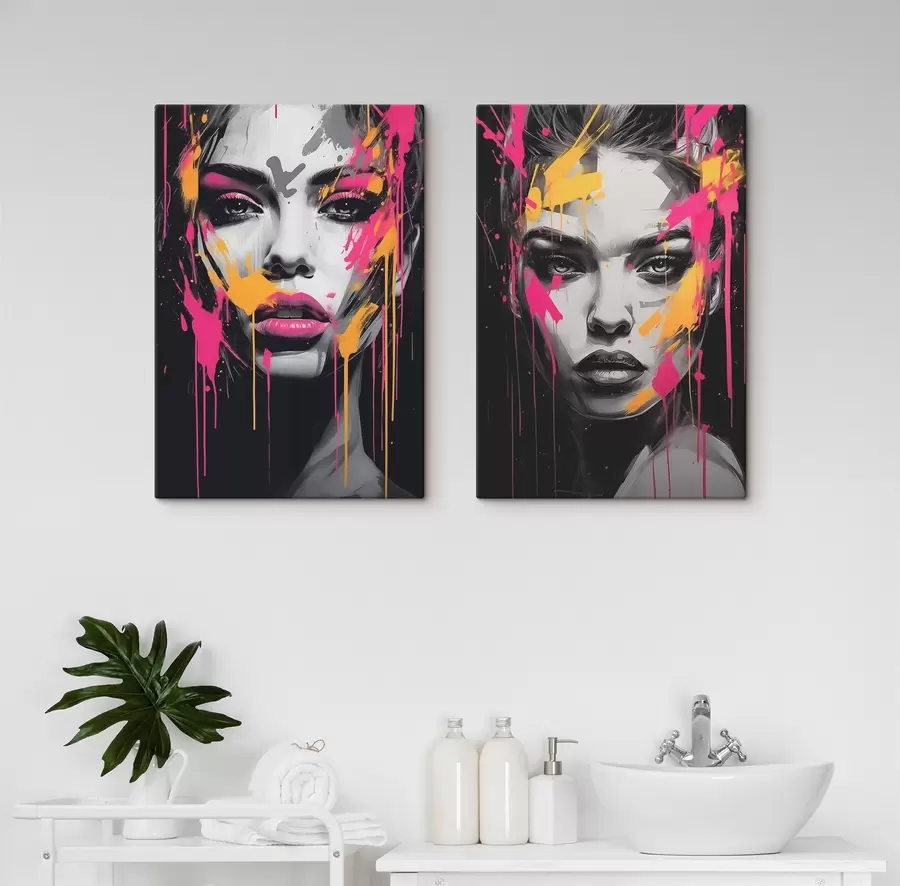 wall murals Portraits in paint m00584