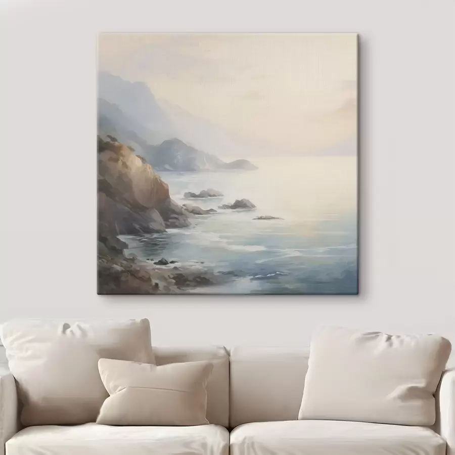 wall murals Lake near the rocks s45351