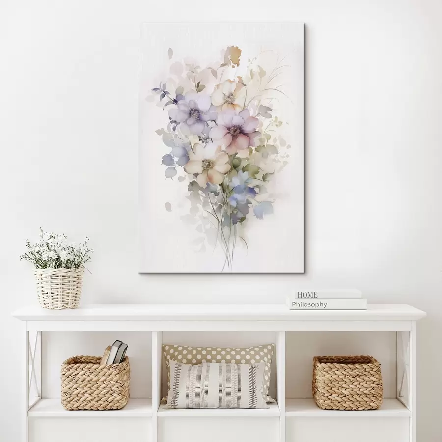 wall murals Flowers imitation of watercolor s45354