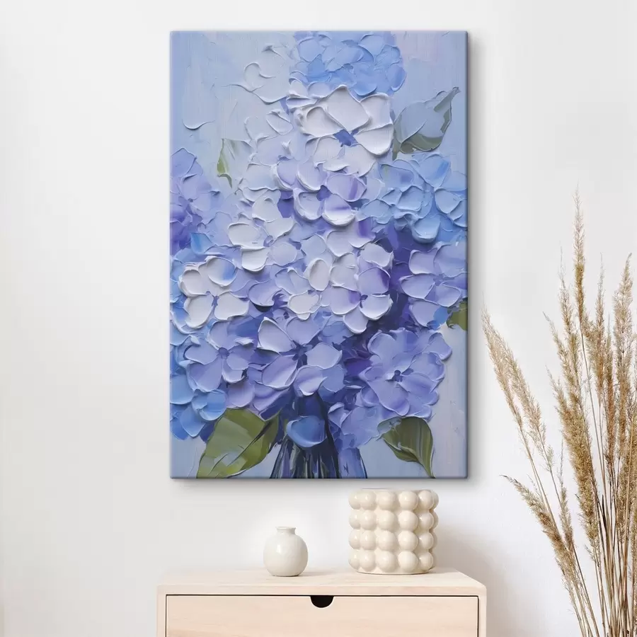 wall murals Bouquet of hydrangea imitation painting s45356