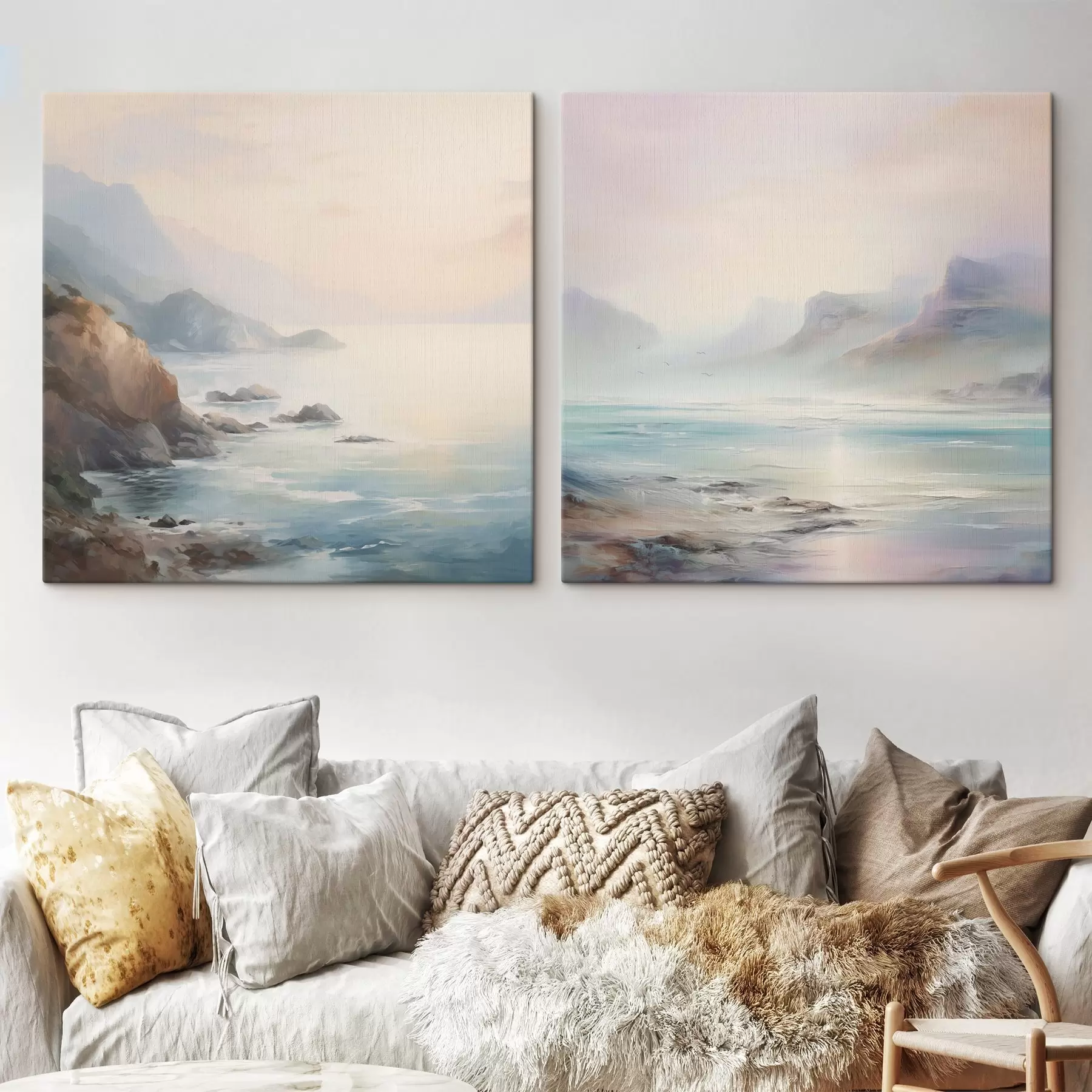 wall murals Lake imitation painting m00589