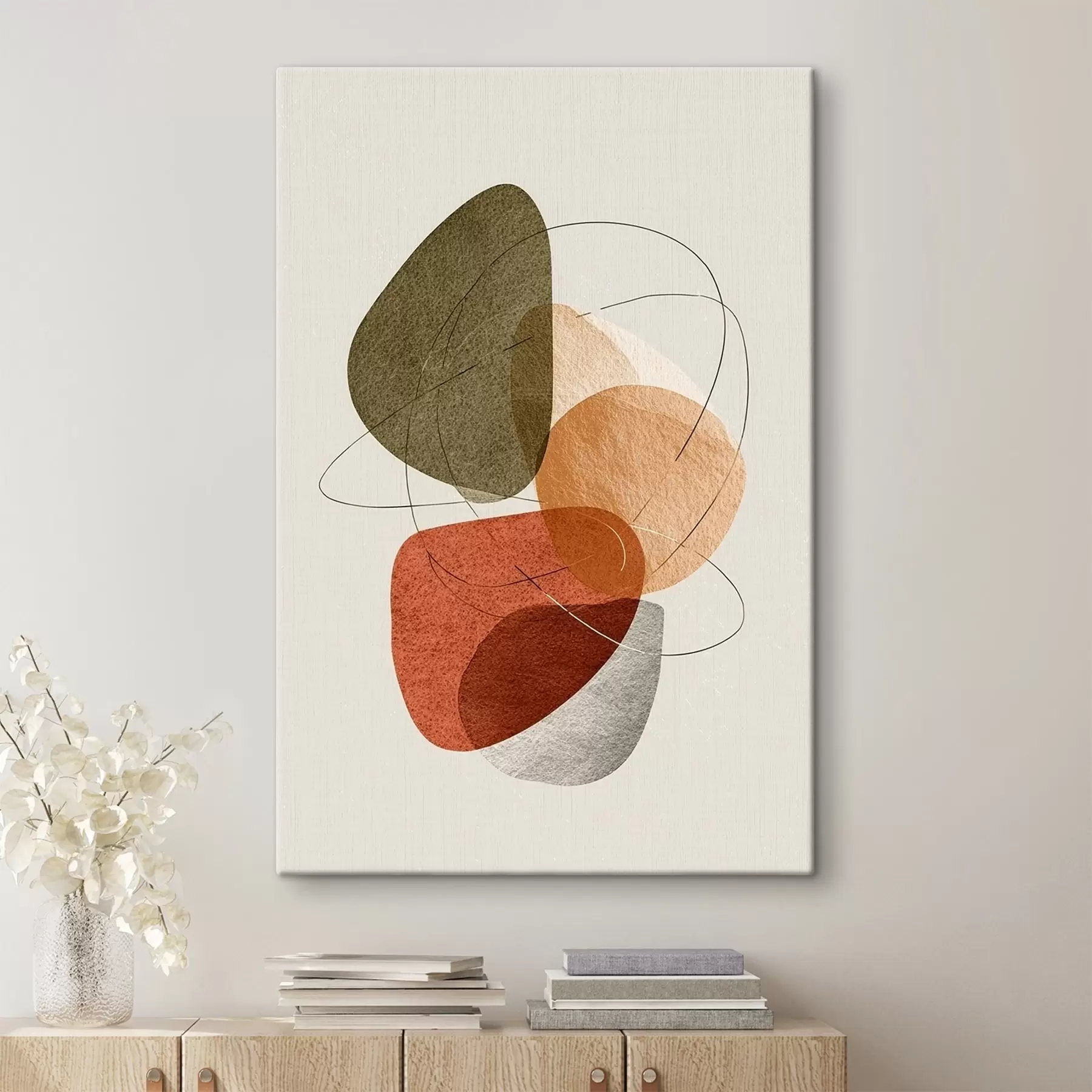 wall murals Multicolored Abstraction s45398