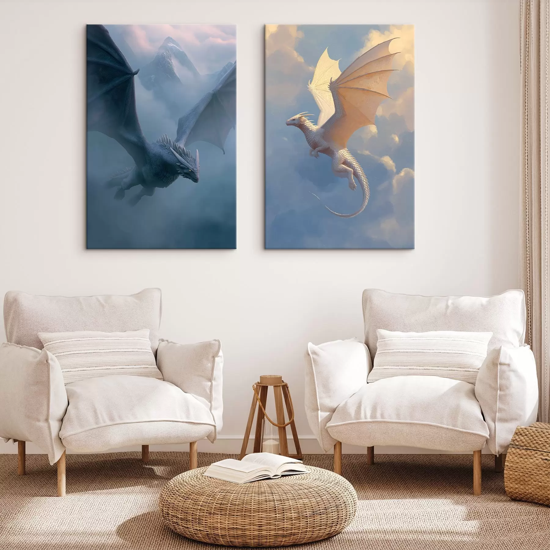 wall murals Dragons in the sky m00600
