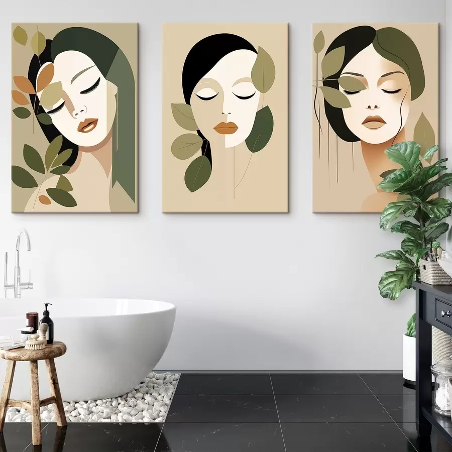 murales Caras de niña m00605