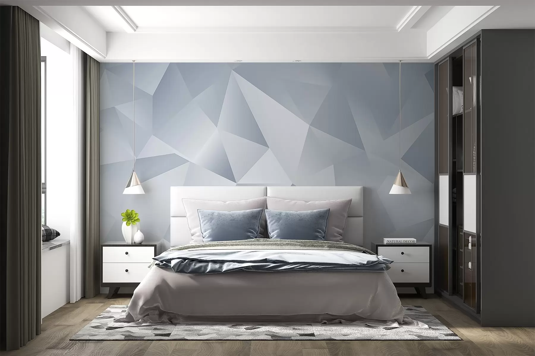 Wall Mural Photo Wallpaper Geometry w04377v1