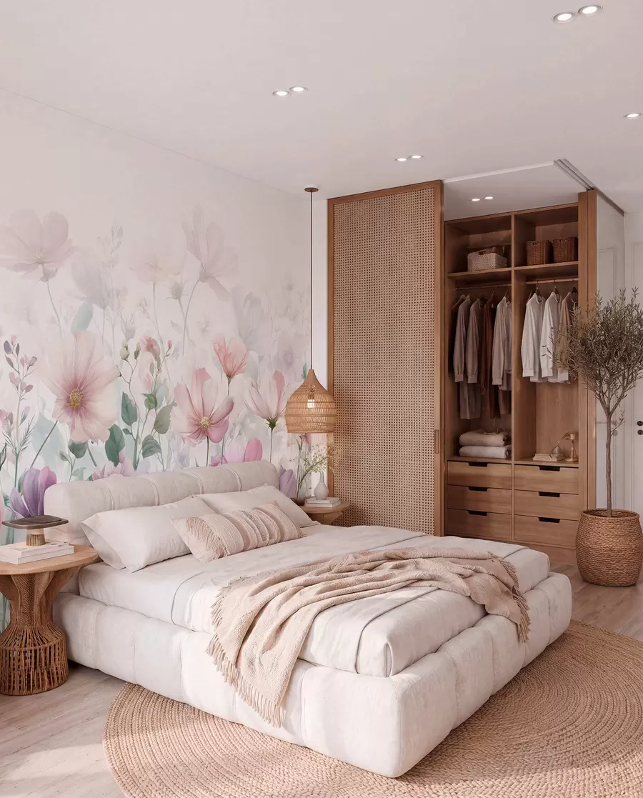 Wall Mural Photo Wallpaper delicate wildflowers w04171