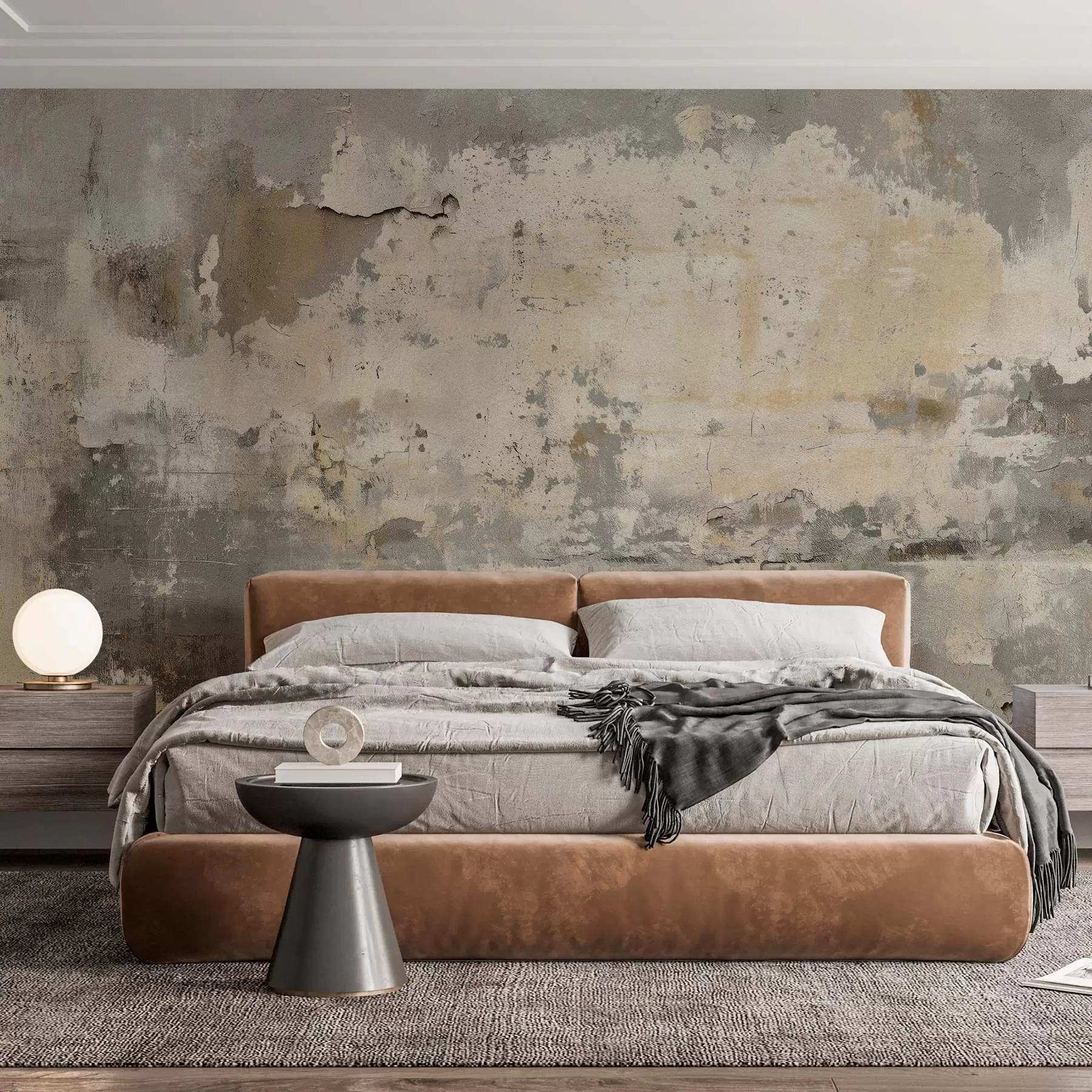 Wall Mural Photo Wallpaper imitation of a textured old wall w04311