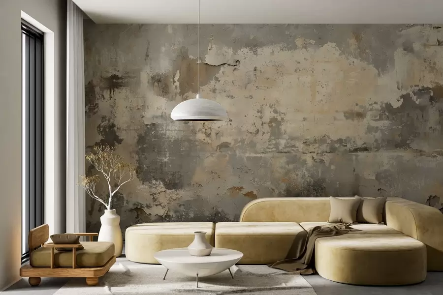 Wall Mural Photo Wallpaper imitation of a textured old wall w04311