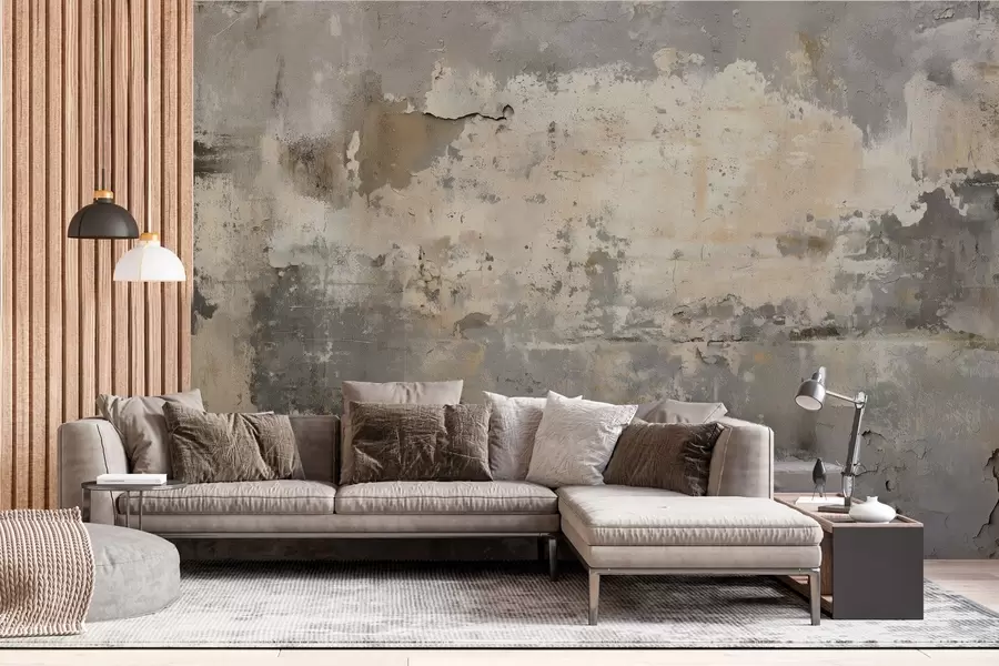 murales imitación de una pared antigua con textura w04311