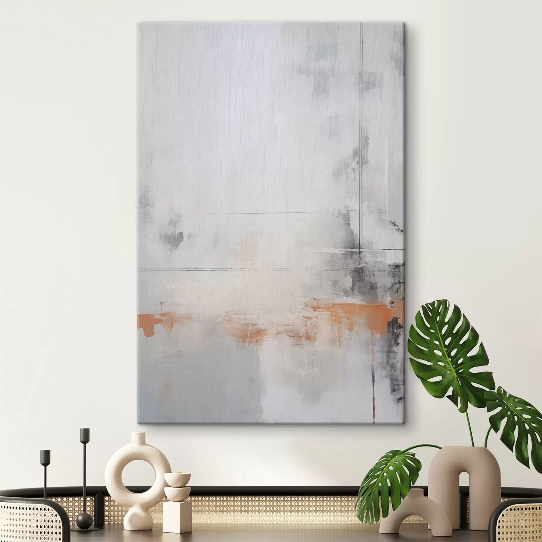 wall murals Modern abstraction with imitation of worn texture s45451