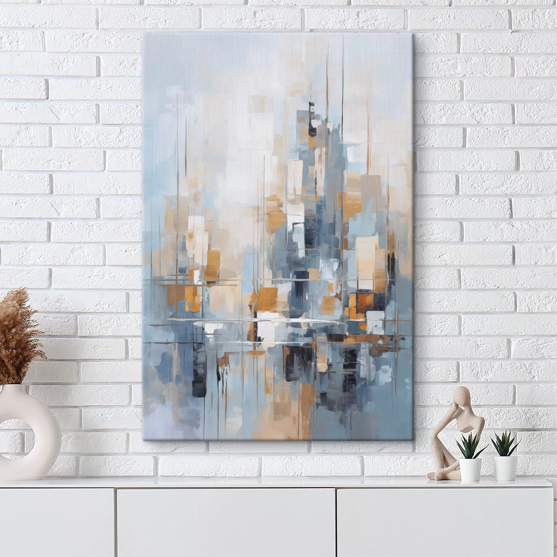 wall murals Abstraction imitation of brush strokes s45455