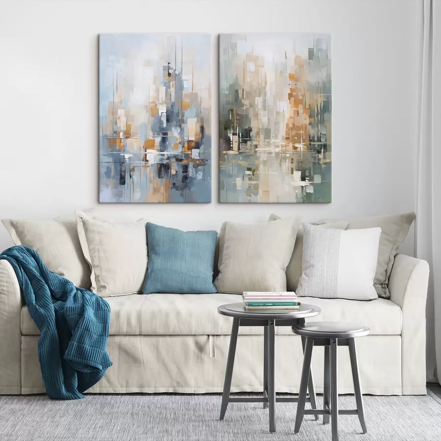 murales Abstracción imitación de la pintura m00625