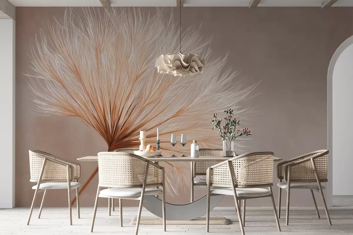 peintures murales Fleur pastel w04422