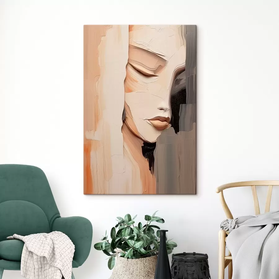 wall murals Abstract female portrait s45478