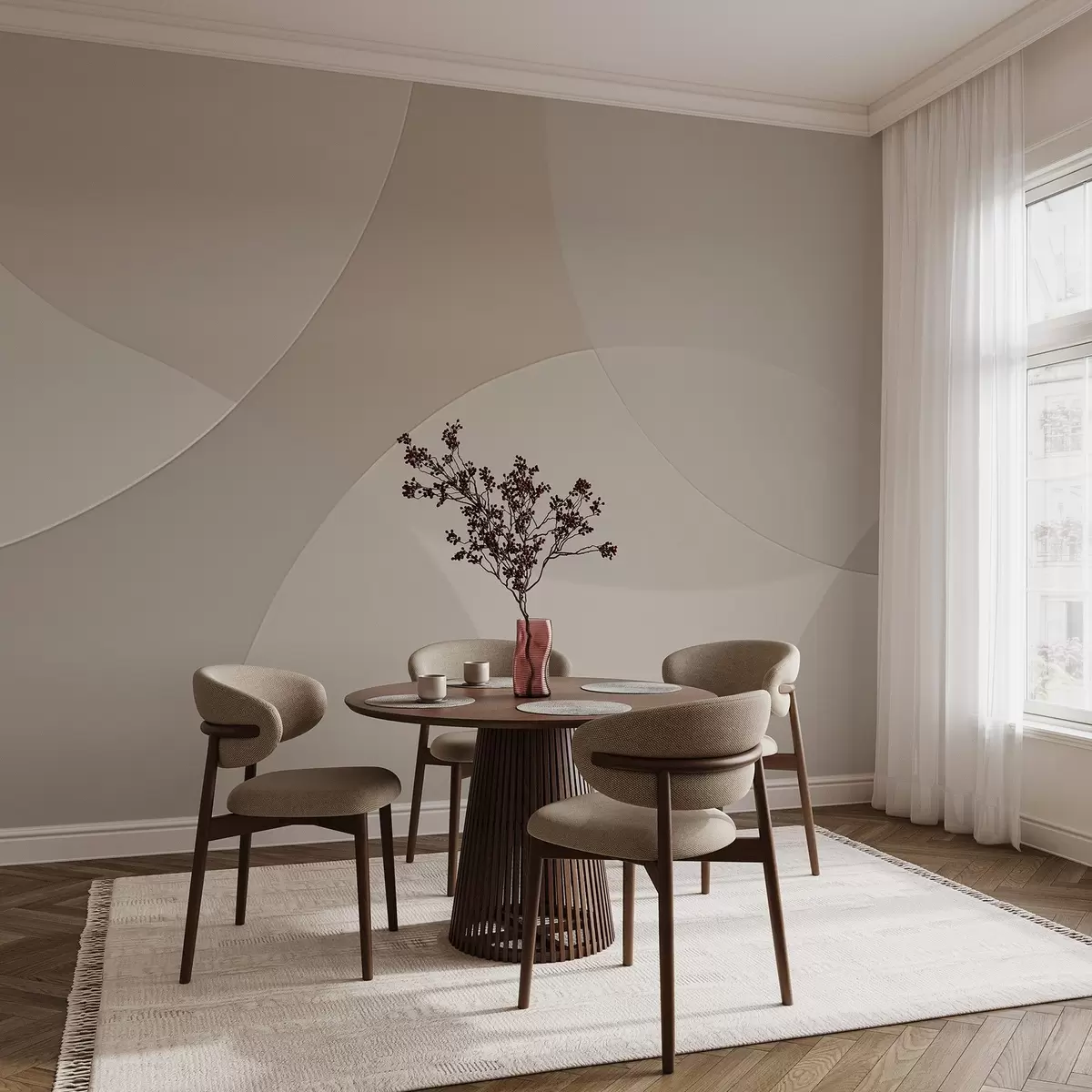 murales Círculos abstractos w04439