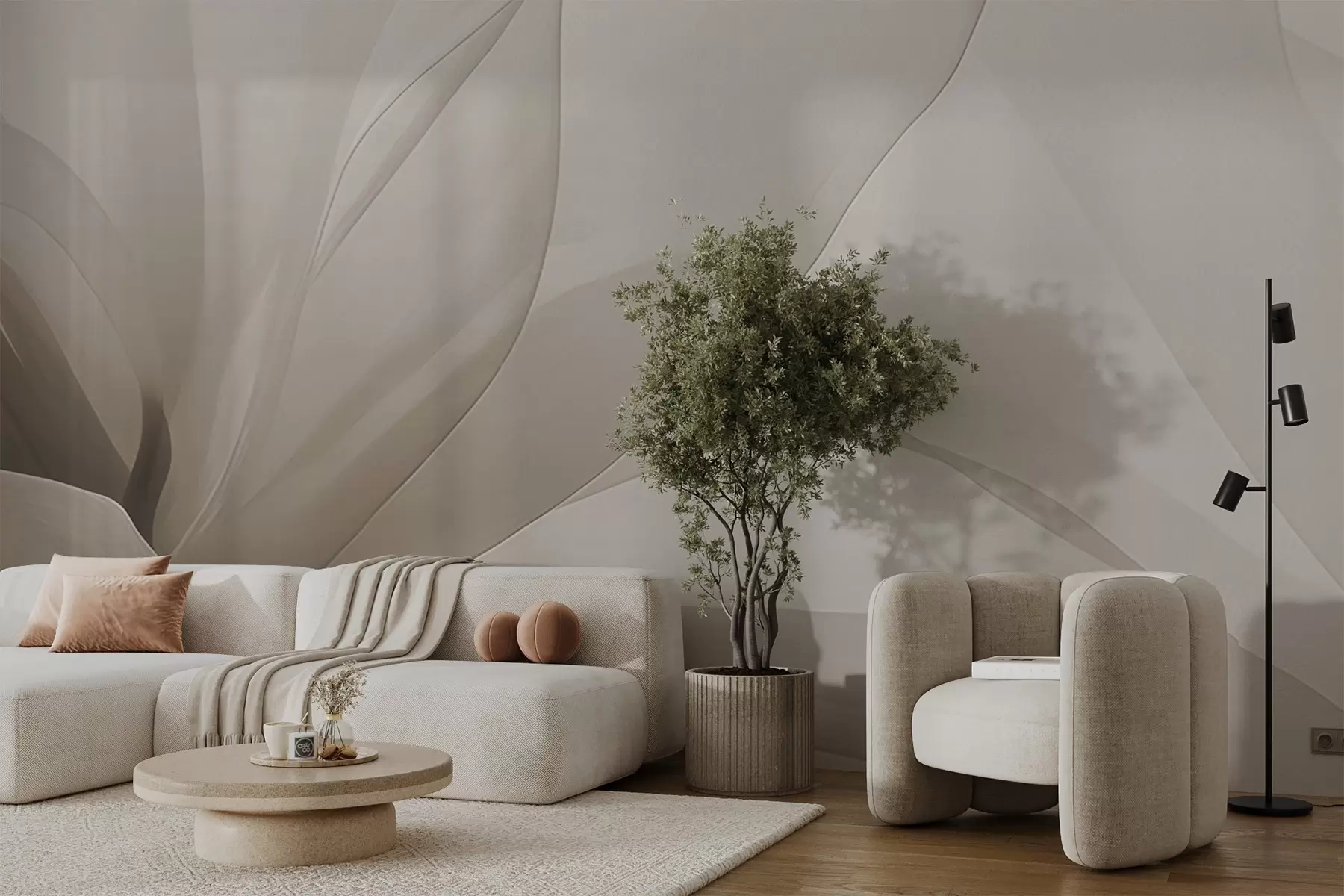 murales Flor abstracta w04435