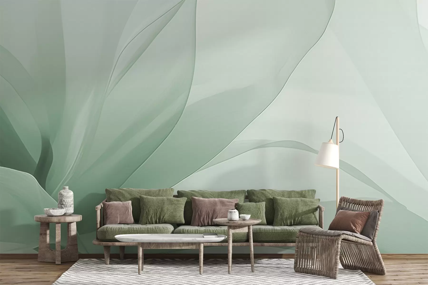 murais de parede Flor abstrata w04435v1