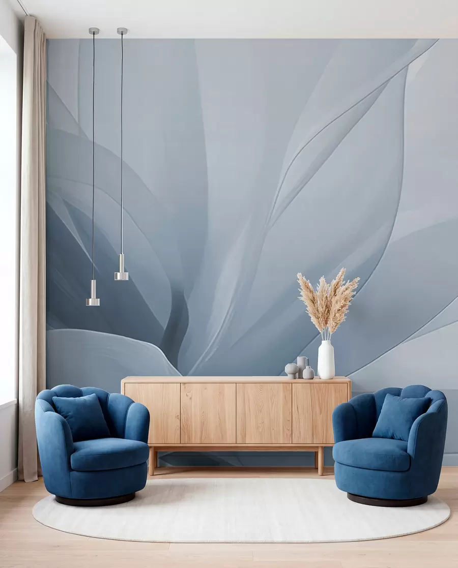 peintures murales Fleur abstraite w04435v2