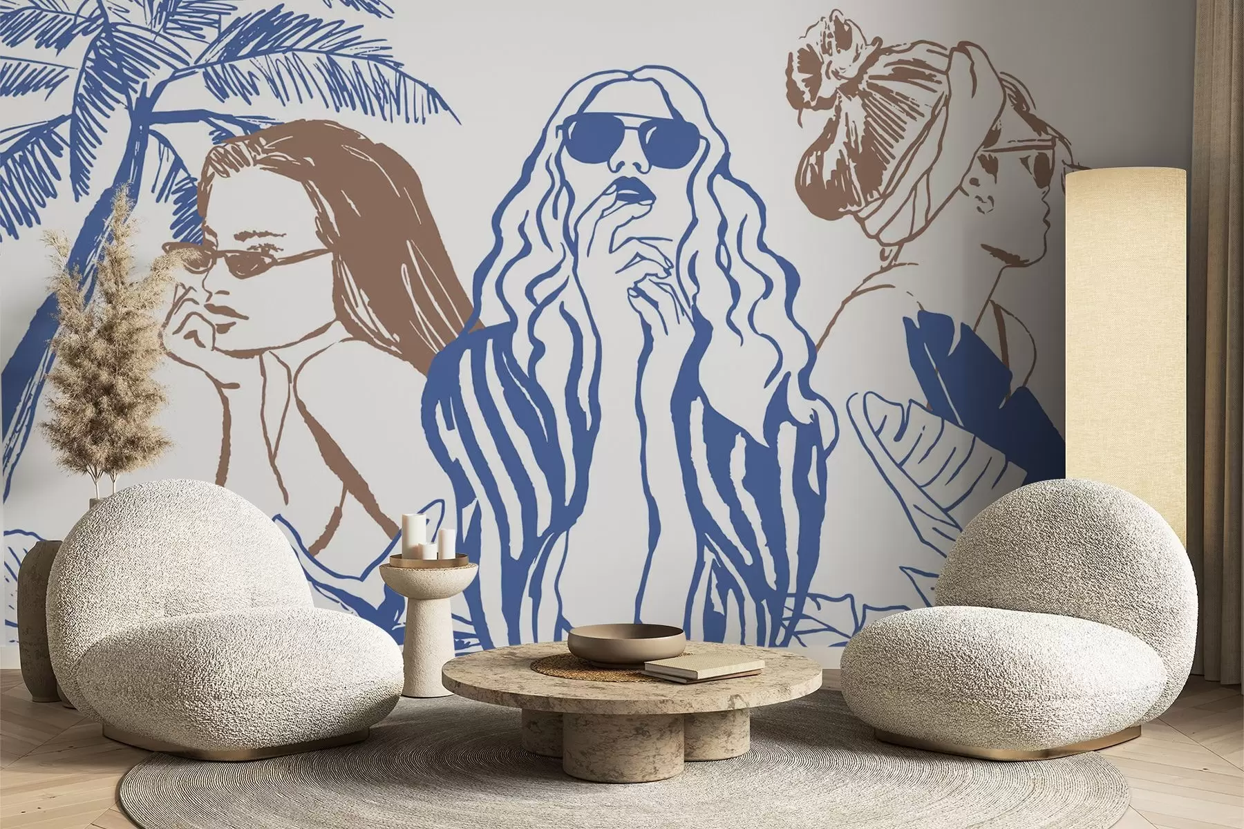 Wall Mural Photo Wallpaper Girls w04463