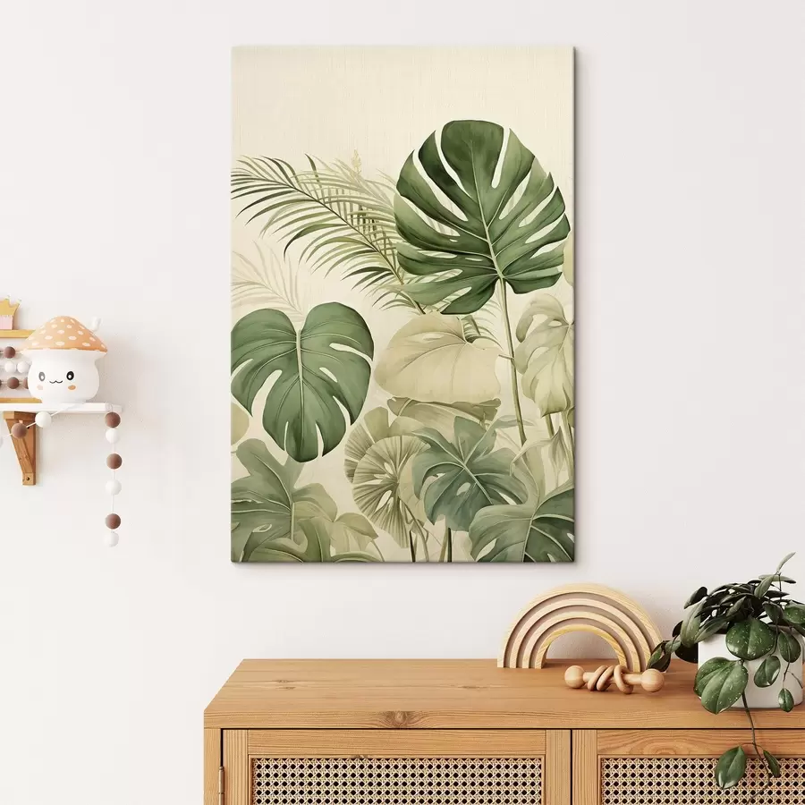 murales Monstera Hojas y Tropical s45614