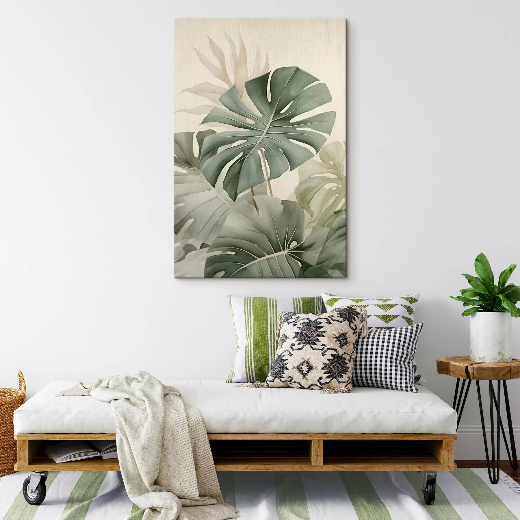 murales Hoja grande de Monstera s45616