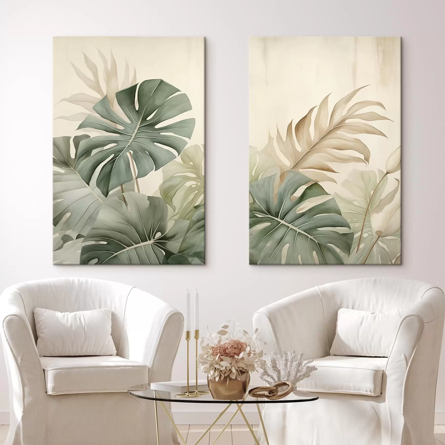 wall murals Tropical Leaves m00670