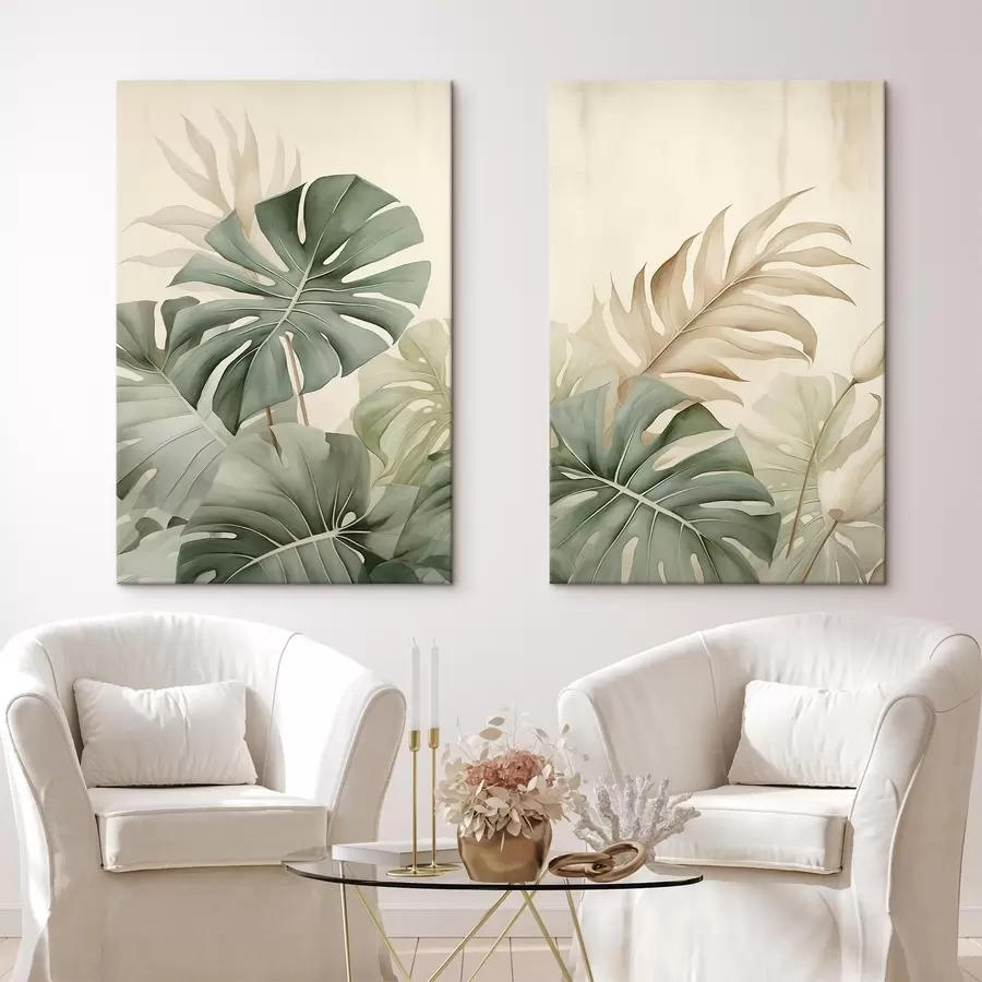 wall murals Tropical Leaves m00670