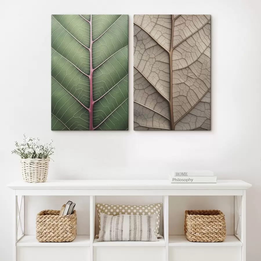 murales Hoja veteada m00663